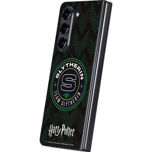 Wizarding Worlds Harry Potter Team Slytherin Galaxy Z Fold5 5G Skin